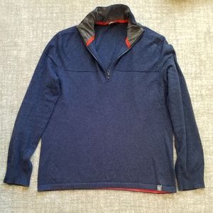 North Face 1/4 zip sweater